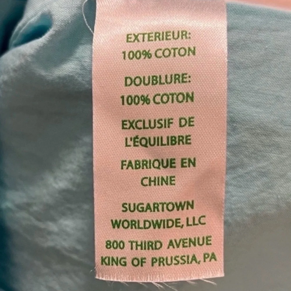 Lilly Pulitzer Valli Shift Dress Serene Blue Metallic Soutache - Size 4 - EUC - Picture 12 of 13